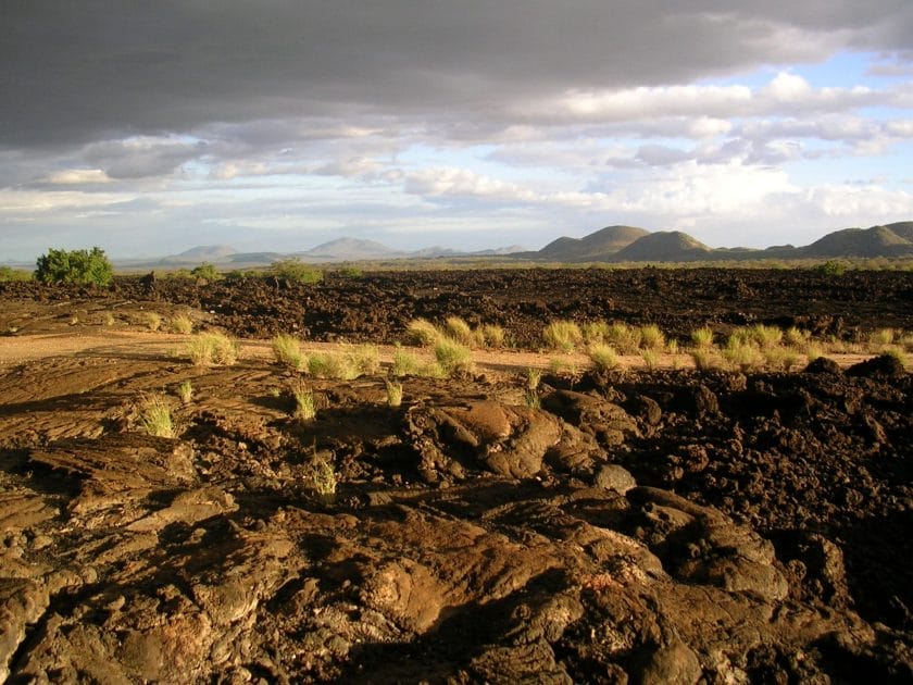 shetani lava flow in Kenya