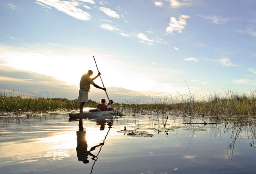 Mokoro adventures in the Okavango Delta
